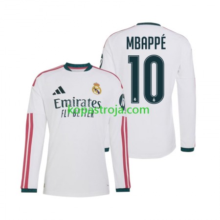Billiga Fotbollströjor Real Madrid Kylian Mbappé 10 Hemma tröja 2026/27 Långärmad